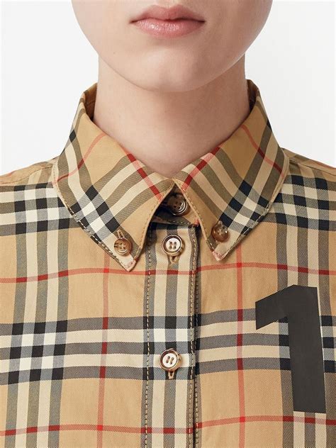 classic burberry print shirt|Burberry button up shirt.